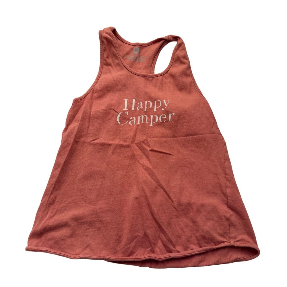 Happy Camper Racerback Tank Top - Size Medium